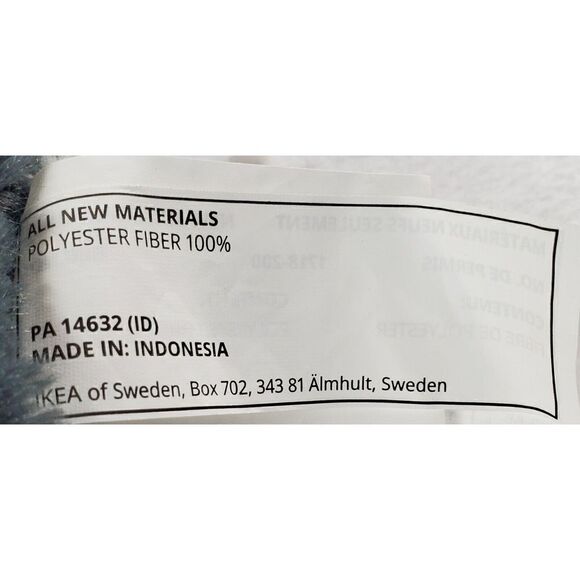 Ikea Livlig Siberian Husky Plush Wolf Dog Puppy Toy Realistic Floppy Furry Grey - Picture 5 of 8